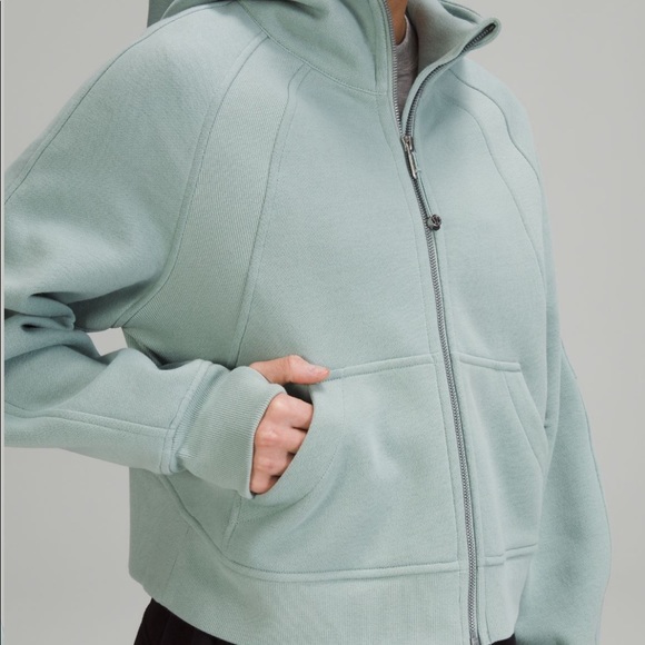 Lululemon Scuba Oversized Full-Zip * Silver Blue Size XS/S NWT - Picture 7 of 11